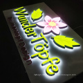 Outdoor Storefront Business Signs 3d Acrylic Company Illuminated Channel Letters Signage Front & Back  Lit Led Logo Letter Signs